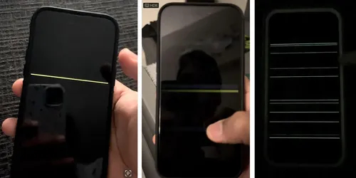 Iphone 14 pro display lines