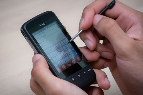 Stylus on smartphone