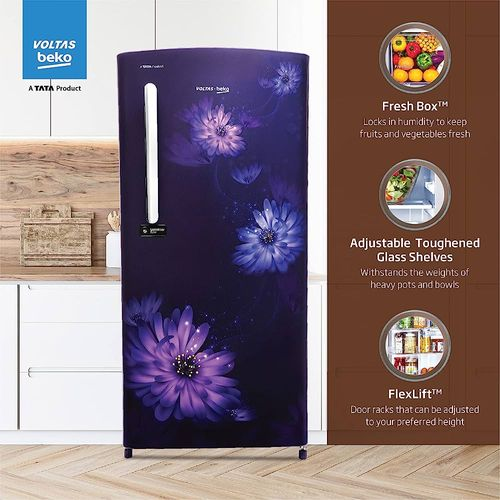 Voltas Beko 183L 5-Star Direct Cool Refrigerator (‎RDC215A / W0FLETM0B00GO)