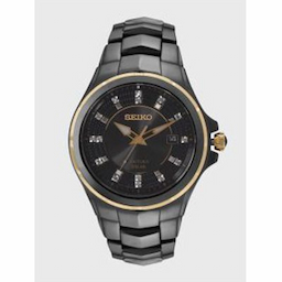 Seiko Men Black Analogue Watch SNE506P9