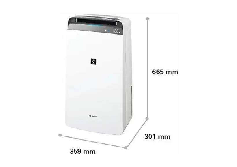 Sharp Air Purifier & Dehumidifier DW J20FM W