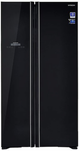 Hitachi R-S700PND2-GBK 659 Ltr Side-by-Side Refrigerator