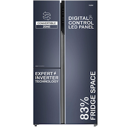 Haier HRT-683GK 598 Litres, Expert Inverter, Side By Side Refrigerator