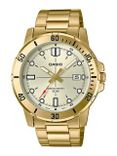 Casio Enticer Men Gold Dial Analog Watch MTP-VD01G-9EVUDF - A1368