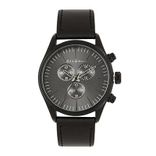 Mast & Harbour Unisex Gunmetal-Toned Analogue Watch MFB-PN-LW3731