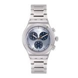 Swatch Unisex Grey Swiss Analogue Watch YVS459G
