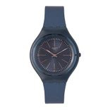 Swatch Unisex Navy Blue Swiss Made Analogue Watch SVUN109