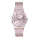 Swatch Unisex Pink Swiss Made Analogue Watch GP403