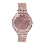 Swatch Unisex Rose Gold-Toned Swiss Made Analogue Watch SVOK107M