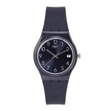 Swatch Unisex Navy Blue Analogue Watch GN414