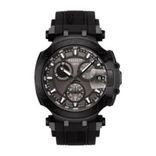 Tissot Men Gunmetal-Toned T-Race Swiss Chronograph Watch T1154173706103