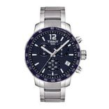 Tissot Men Navy Quickster Chronograph Analogue Watch T0954171104700