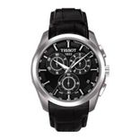 Tissot Men Black Couturier Chronograph Swiss Analogue Watch T0356171605100