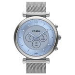 Fossil Carlie Gen 6 Hybrid Smartwatch Stainless Steel Mesh