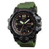 V2A Military Resin Analog-Digital Men's Watch