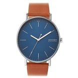 SKAGEN Men Blue Analogue Leather Watch SKW6551_SOR