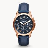 Fossil Navy Blue/Navy Blue Chronograph Watch FS4835