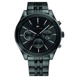 Tommy Hilfiger Black Dial Stainless Steel Watch