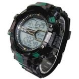 Aviser Army Green Sports Digital WR 30M Watch - For Boys