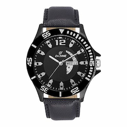 Dezine DZ-GR2011-BLK Day and date Watch - For Men Dezine DZ-GR2011-BLK Day and date Watch - For Men