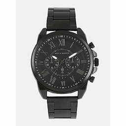 Mast & Harbour Unisex Black Analogue Watch MFB-PN-WTH-M9478 Mast & Harbour Unisex Black Analogue Watch MFB-PN-WTH-M9478