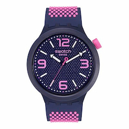 Swatch Unisex Navy Blue Swiss Made Analogue Watch SO27N103 Swatch Unisex Navy Blue Swiss Made Analogue Watch SO27N103