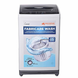 Micromax MWMFA651TTSS2GY 6.5 Kg Fully Automatic Top Load Washing Machine