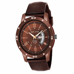 Montvitton Men Brown Analogue Watch MV11047 Montvitton Men Brown Analogue Watch MV11047