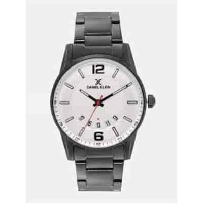 Daniel Klein Premium Men Silver-Toned Analogue Watch DK12018
