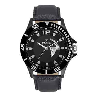 Dezine DZ-GR2011-BLK Day and date Watch - For Men