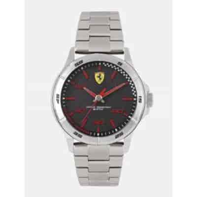 Scuderia Ferrari Men Black Analogue Watch 0830669_1