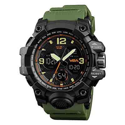 V2A Military Resin Analog-Digital Men's Watch