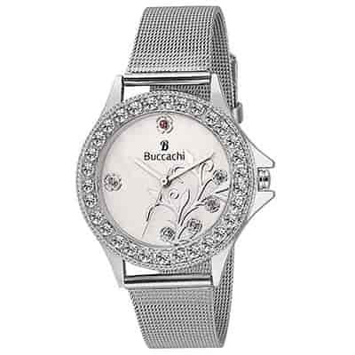 Buccachi B-L1016-WT-CH Watch - For Women