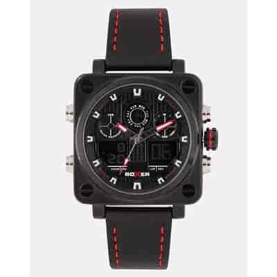 Boxer Men Black Analogue and Digital Watch BXLBK017