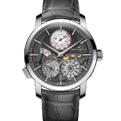 Traditionnelle complete calendar openface 4020T/000G-B655 41 mm White Gold
