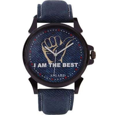 Blue Dial Watch - For Men