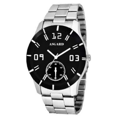 Silver Chain Couple Watch