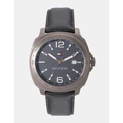 Men Charcoal Grey Analogue Watch TH1791429