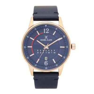 Premium Men Navy Blue Analogue Watch DK11650-5