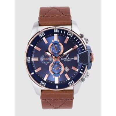 Exclusive Men Navy Blue Analogue Watch DK12169-4