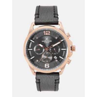 Exclusive Men Black Analogue Watch 12142-2