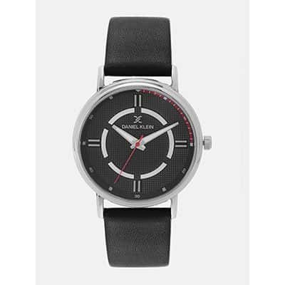 Premium Men Gunmetal-Toned Analogue Watch 12157-2