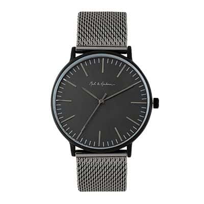 Unisex Black Analogue Watch MFB-PN-WTH-S9665G
