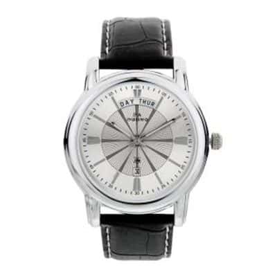 Men Silver-Toned Analogue Watch