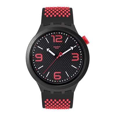 Unisex Black Swiss Made Analogue Watch SO27B101