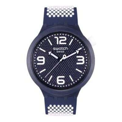 Unisex Navy Blue Swiss Analogue Watch SO27N101