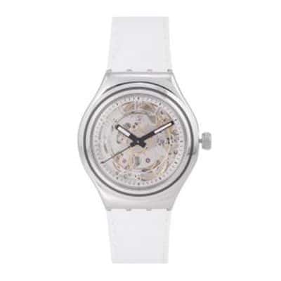 Men Silver-Toned Swiss Made Analogue Watch YAS112C