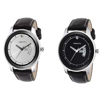 Men Set of 2 Analogue Watches