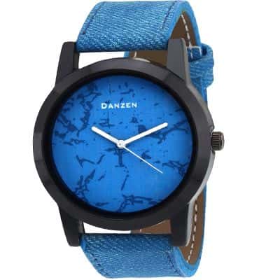 Blue Quartz Couple Watches