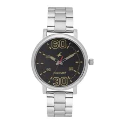 Men Black Analogue Watch 38052SM02_OR2